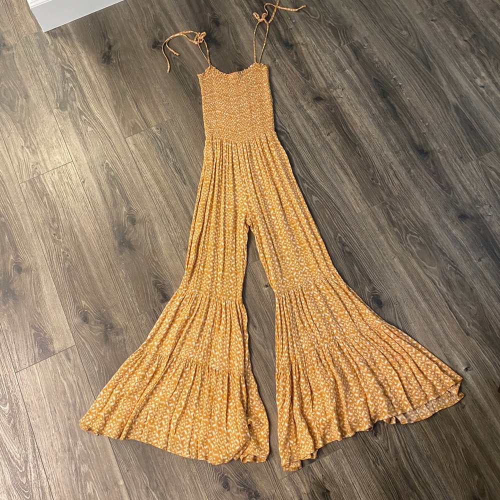 Bell bottom jumpsuit